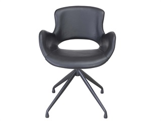 Luna dining chair, leather